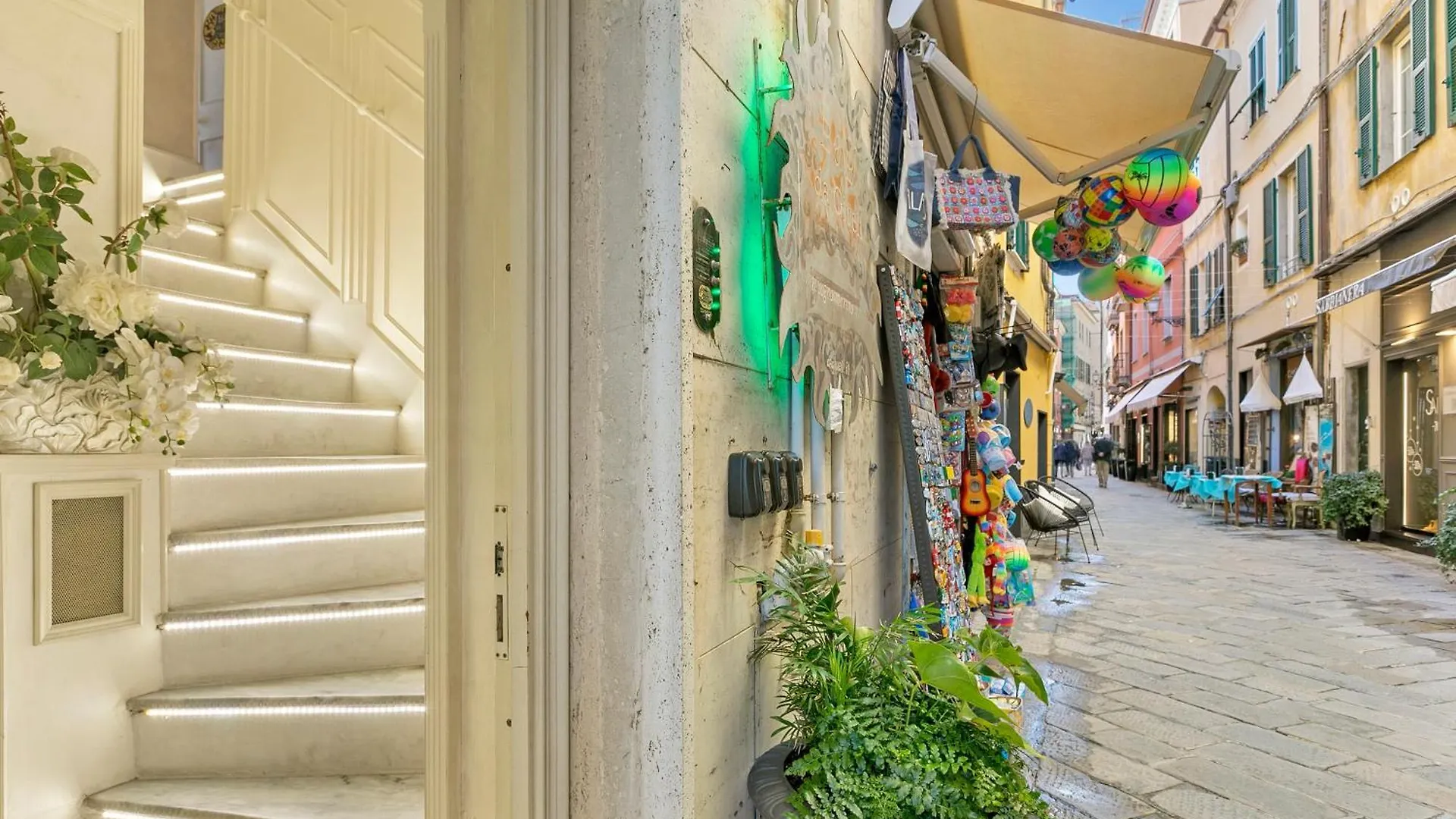 B&B Da Giueli Rooms On The Seafront Alassio Couette-café