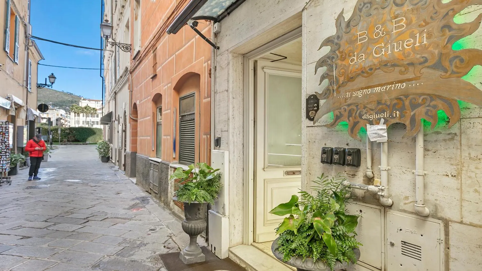 B&B Da Giueli Rooms On The Seafront Alassio Couette-café